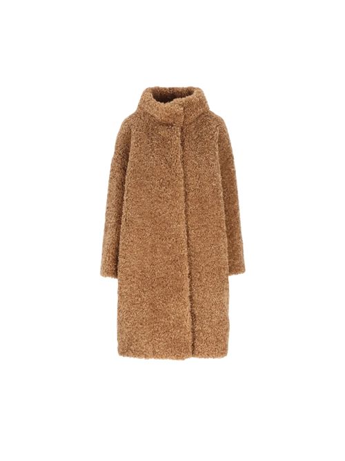 Cappotto Herno con collo alto testurizzato HERNO | GC000610D124212157 CAMMELLO